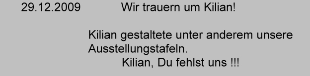 Traueranzeige Kilian