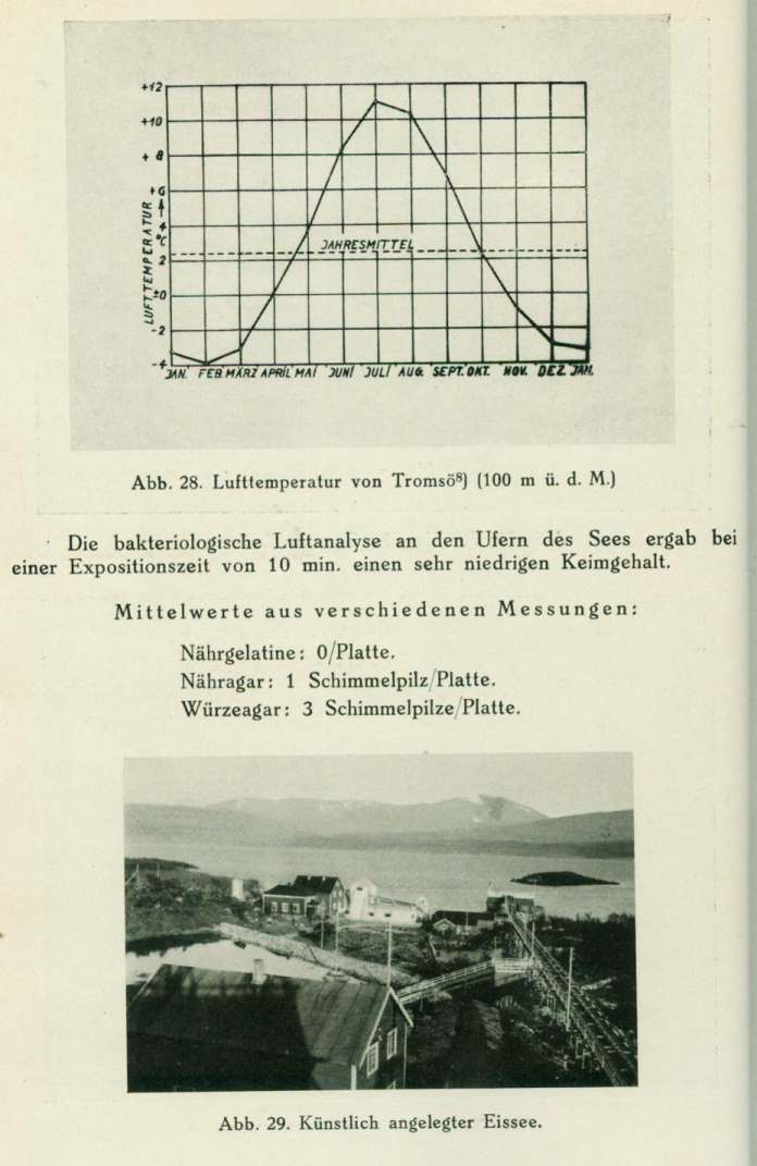 künstlich angelegter Eissee