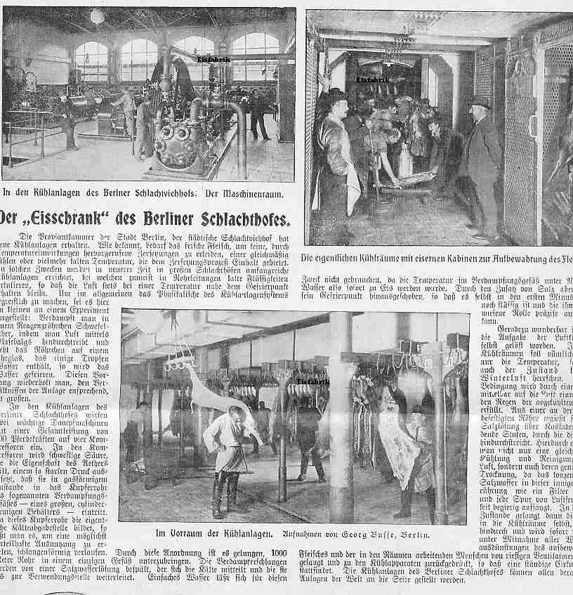 Schlachthof Berlin, Zeitungsartikel 1902